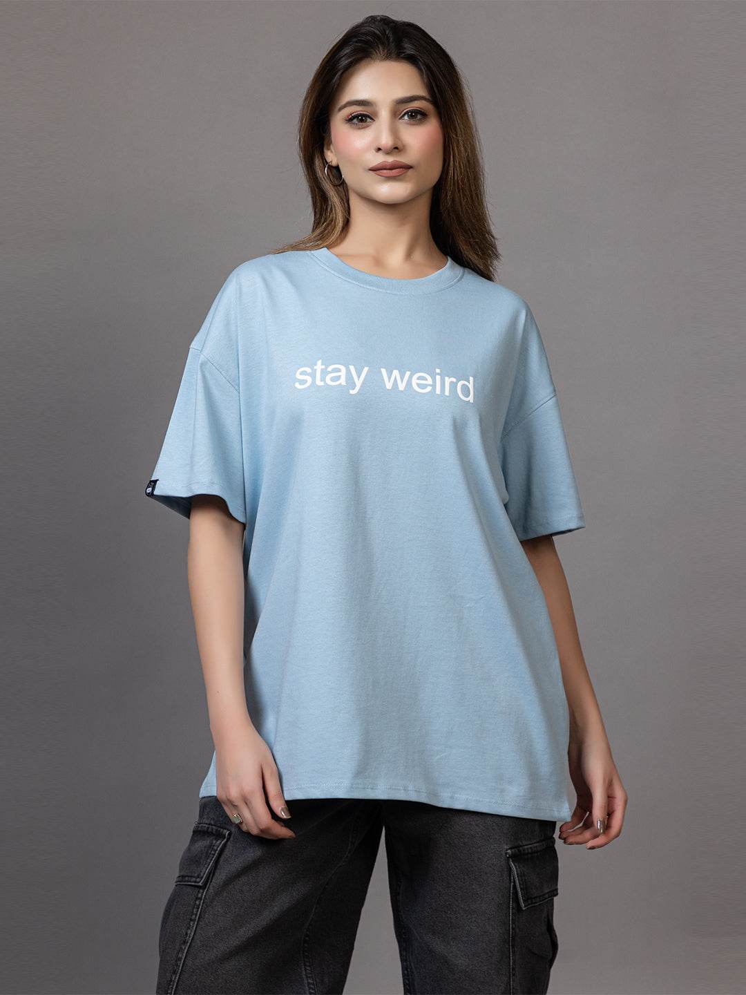 Stay Weird - Unisex Oversized Graphic Tee - ZEALTH.SHOP