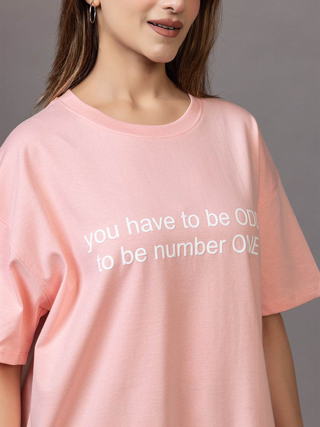 You Have To Be ODD To Be Number ONE - Unisex Oversized Graphic Tee - ZEALTH.SHOP