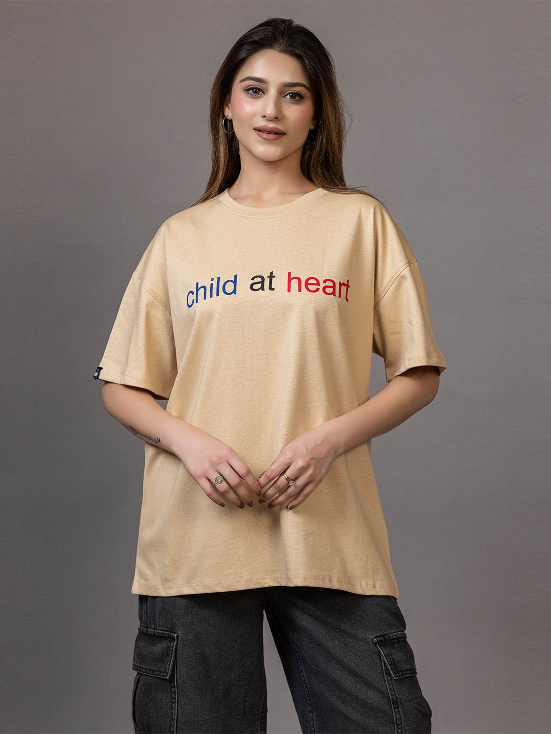 Child At Heart - Unisex Oversized Graphic Tee - ZEALTH.SHOP
