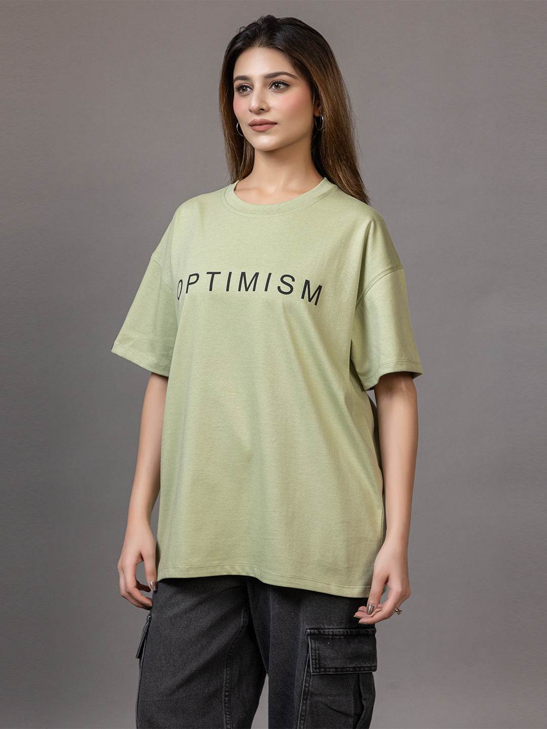 Optimism - Unisex Oversized Graphic Tee - ZEALTH.SHOP