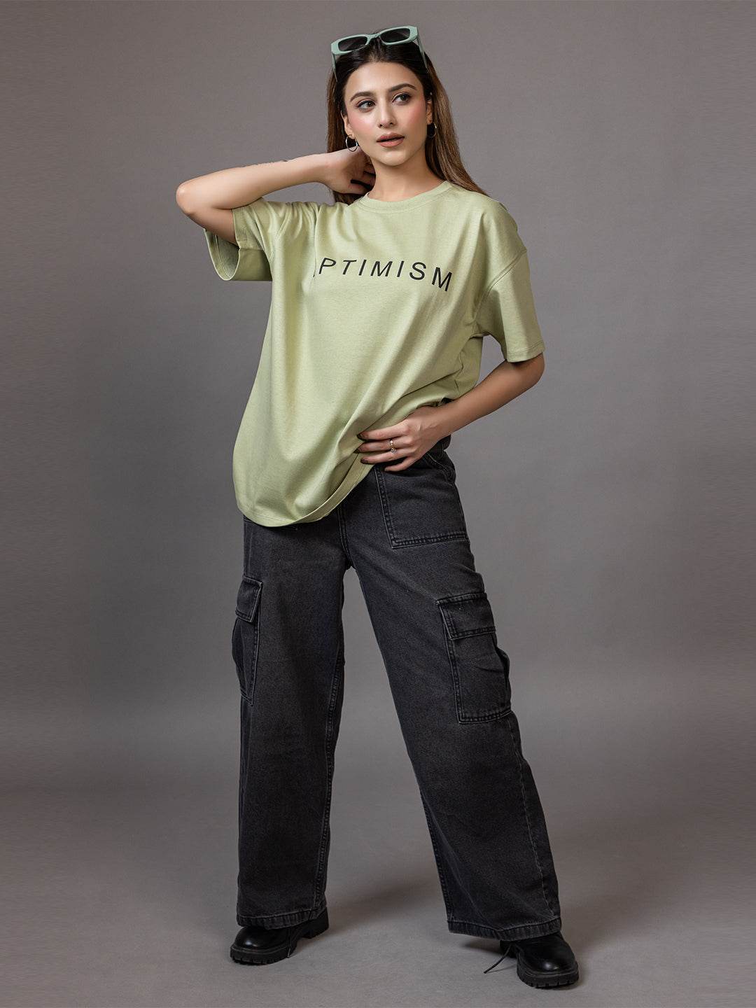 Optimism - Unisex Oversized Graphic Tee - ZEALTH.SHOP
