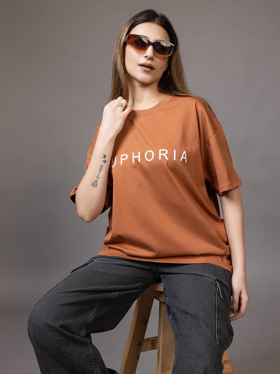 Euphoria - Unisex Oversized Graphic Tee - ZEALTH.SHOP
