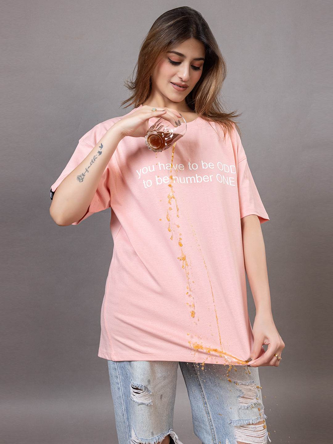 You Have To Be ODD To Be Number ONE - Unisex Oversized Graphic Tee - ZEALTH.SHOP