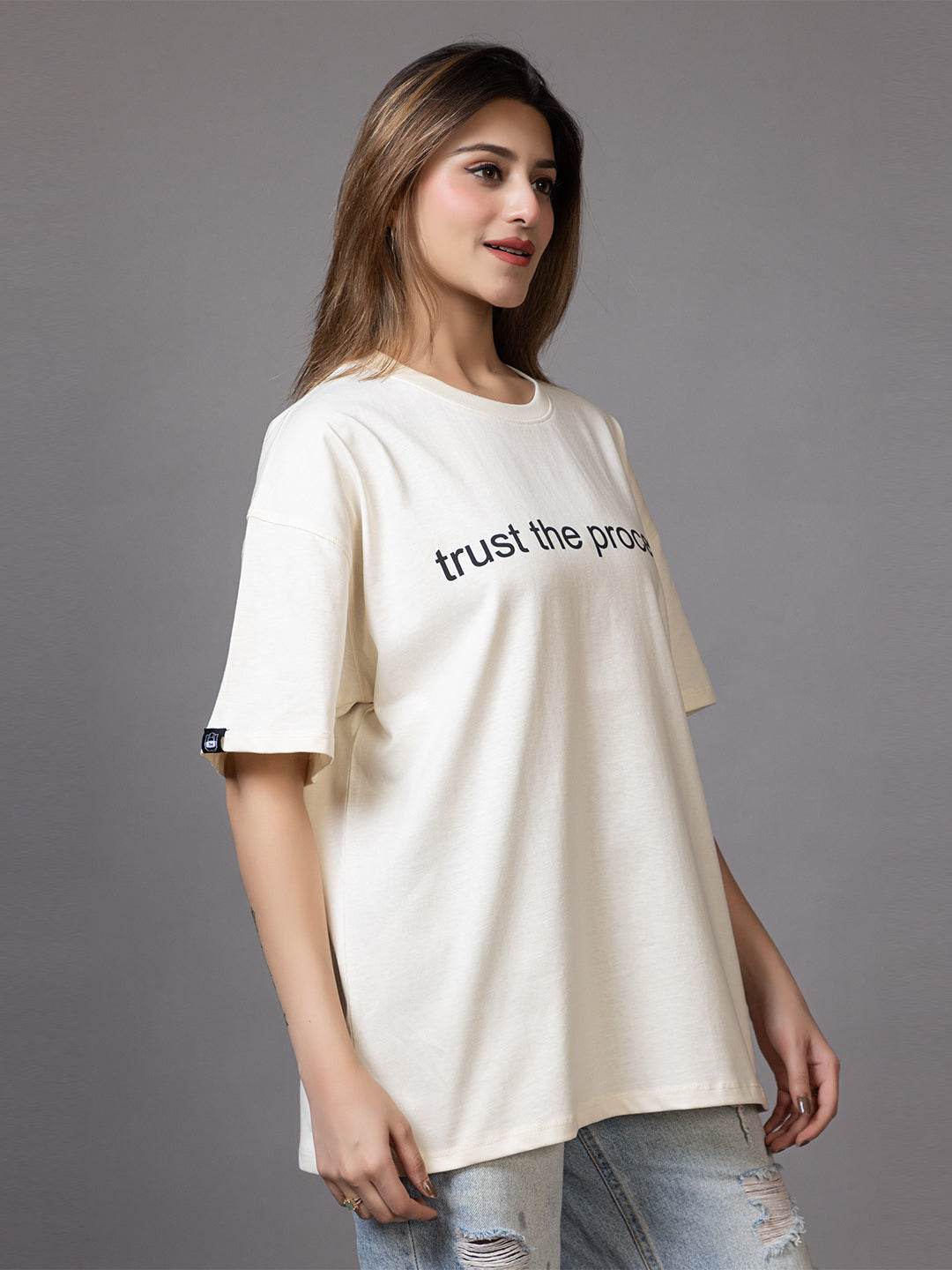 Trust The Process - Unisex Oversized Graphic Tee - ZEALTH.SHOP