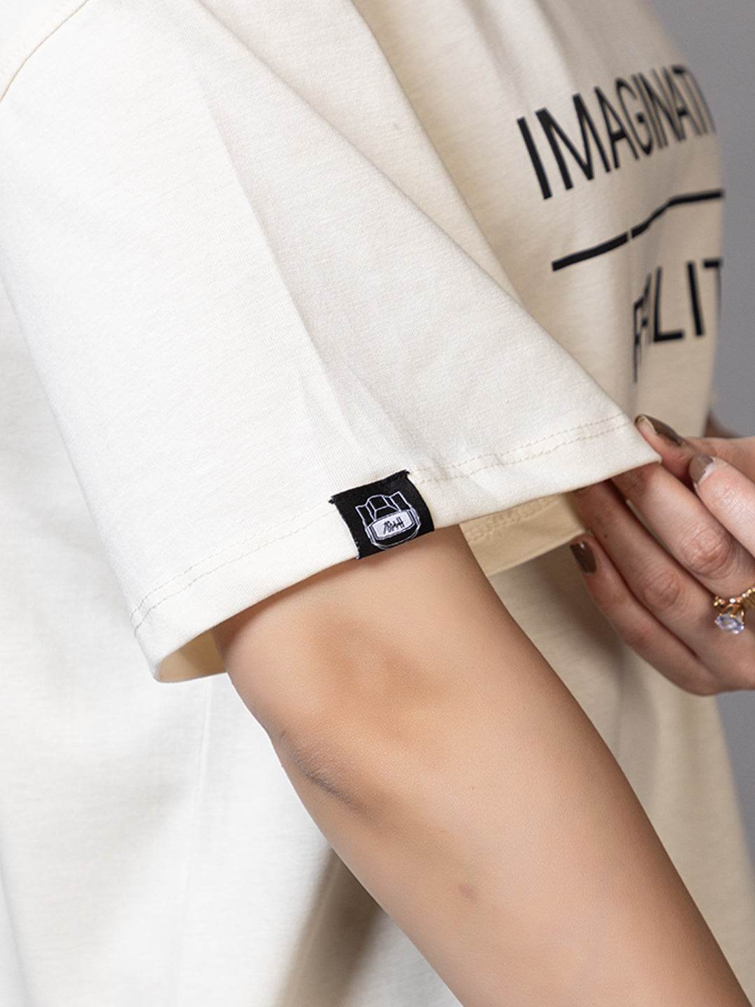 Imagination Reality - Unisex Oversized Graphic Tee - ZEALTH.SHOP