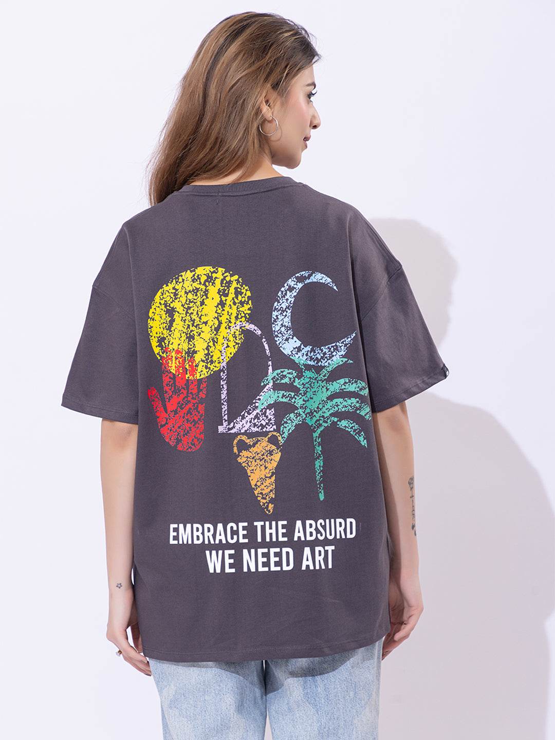 Chaos - Unisex Oversized Graphic Tee - ZEALTH.SHOP