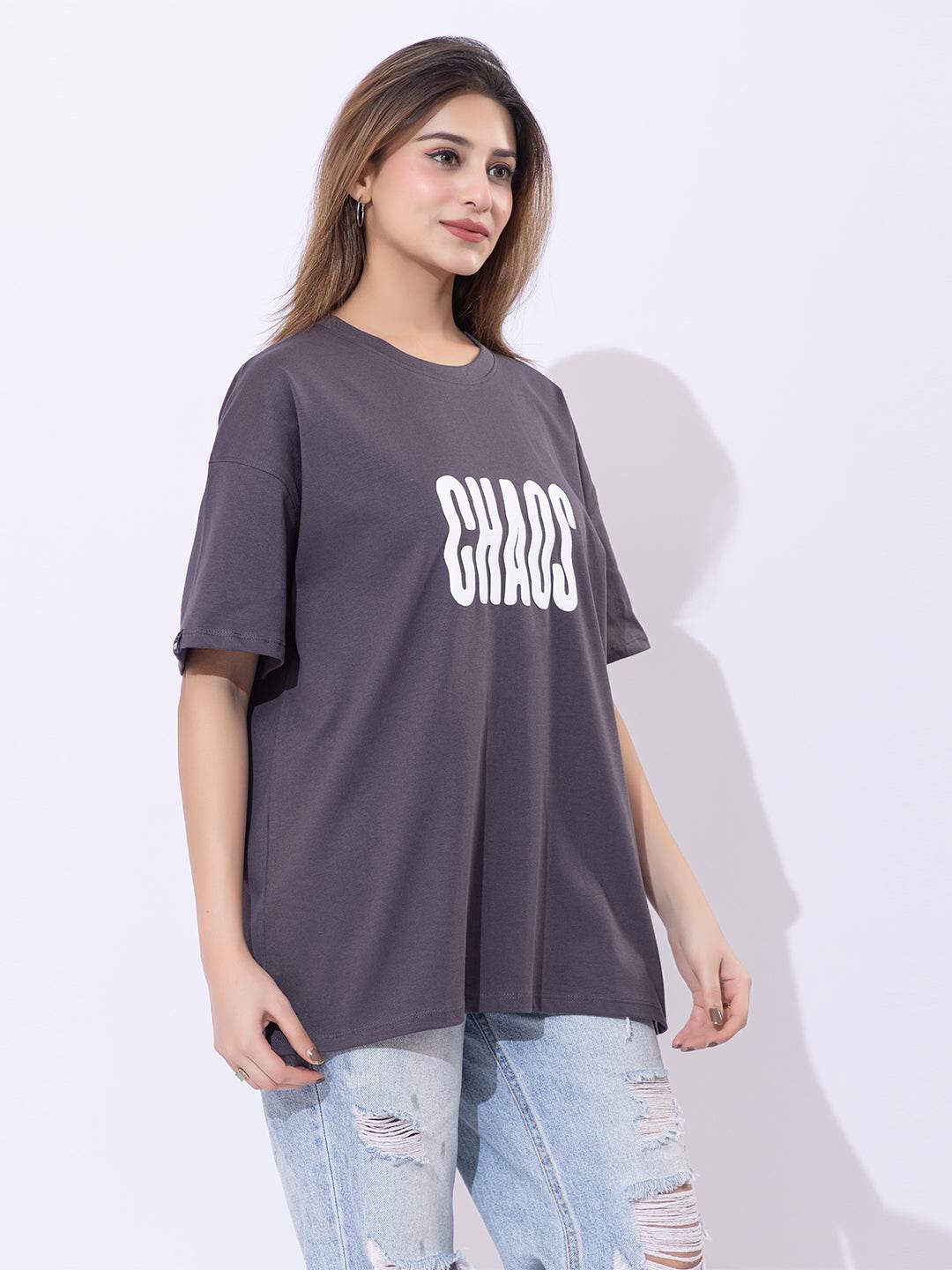 Chaos - Unisex Oversized Graphic Tee - ZEALTH.SHOP