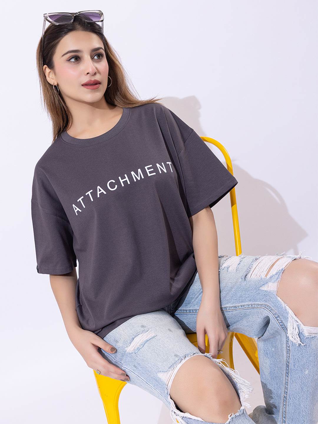 Attachment - Unisex Oversized Graphic Tee - ZEALTH.SHOP