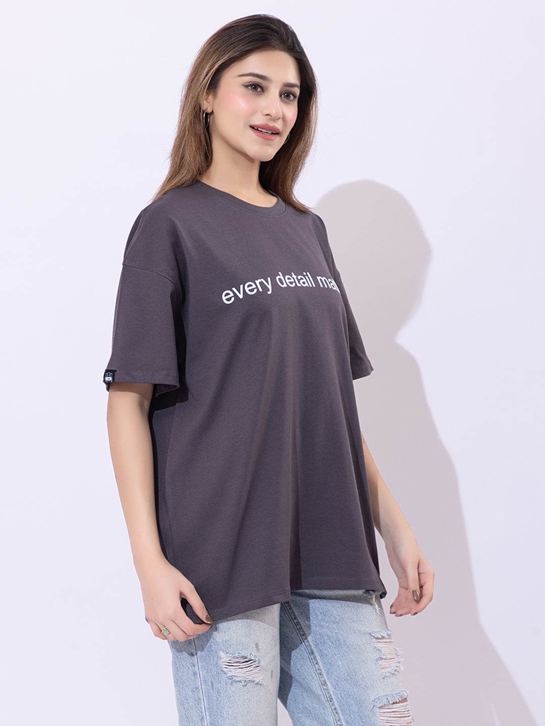Every Detail Matters - Unisex Oversized Graphic Tee - ZEALTH.SHOP
