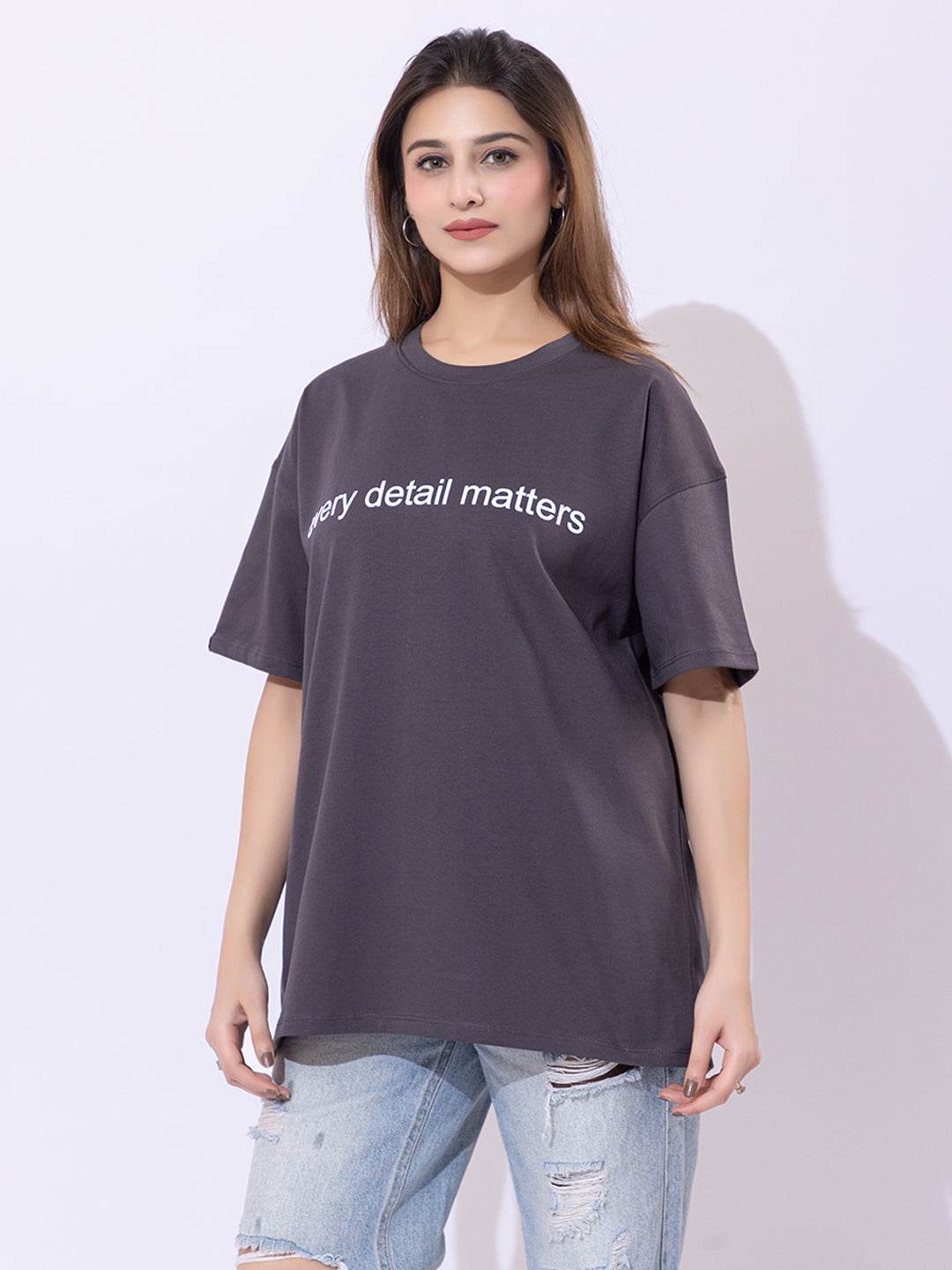 Every Detail Matters - Unisex Oversized Graphic Tee - ZEALTH.SHOP