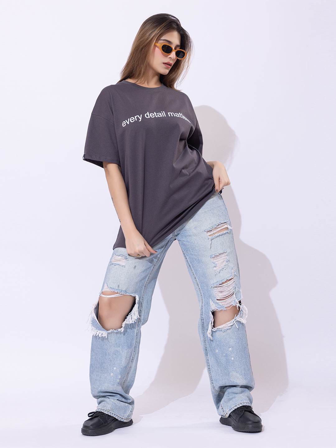 Every Detail Matters - Unisex Oversized Graphic Tee - ZEALTH.SHOP