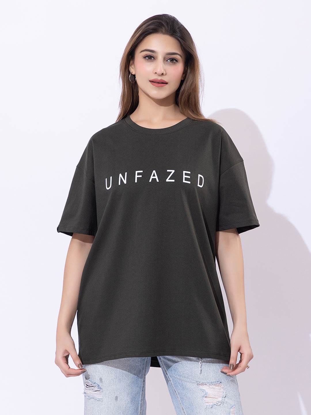 Unfazed - Unisex Oversized Graphic Tee - ZEALTH.SHOP