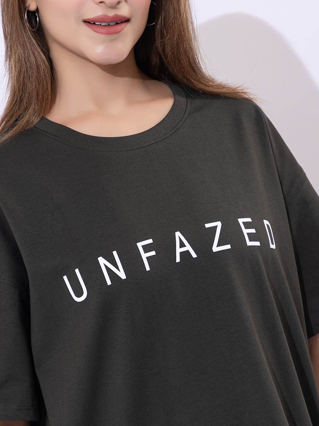 Unfazed - Unisex Oversized Graphic Tee - ZEALTH.SHOP