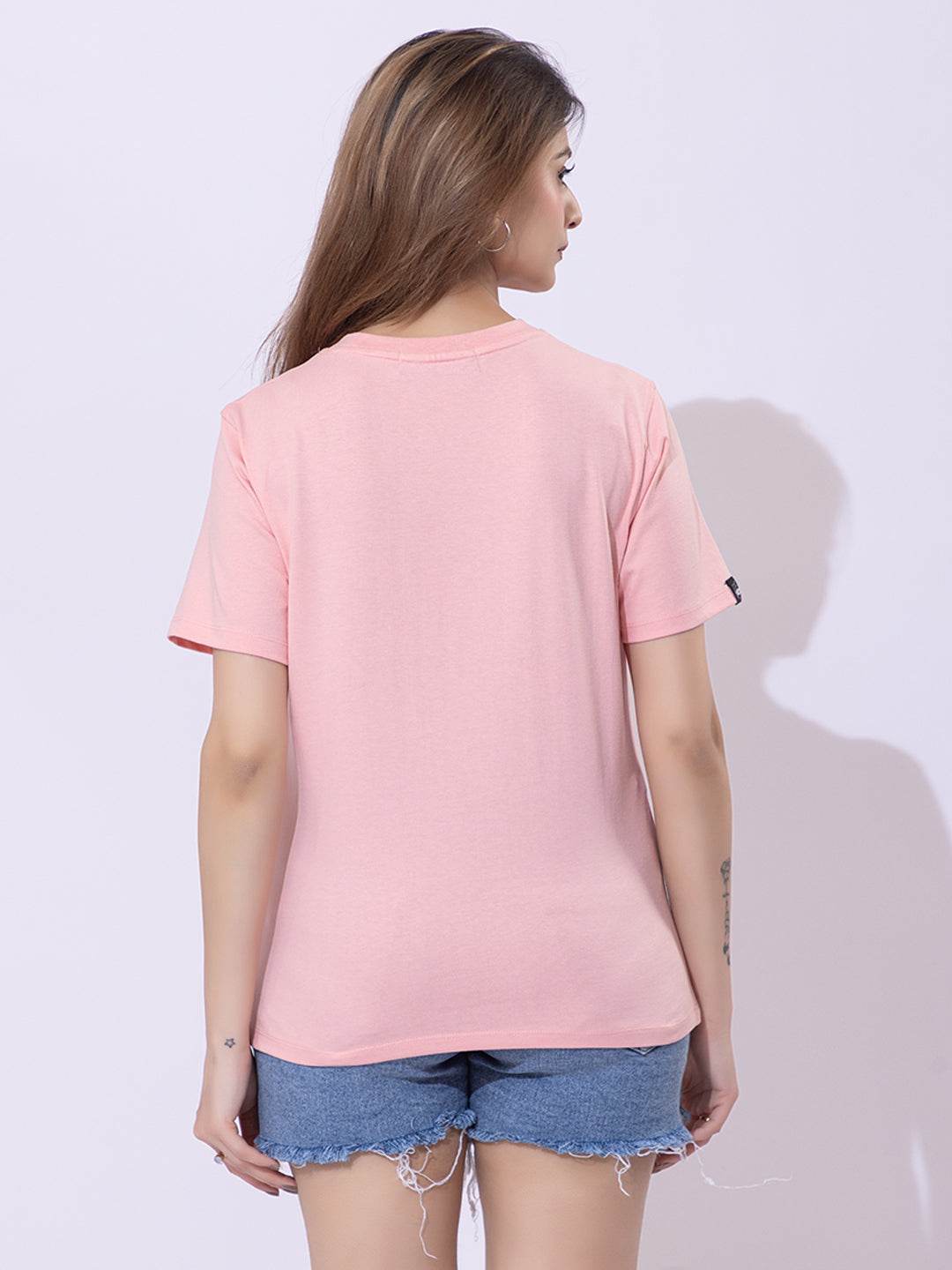 Women Classic Round Neck T-Shirt (Half Sleeves) - ZEALTH.SHOP