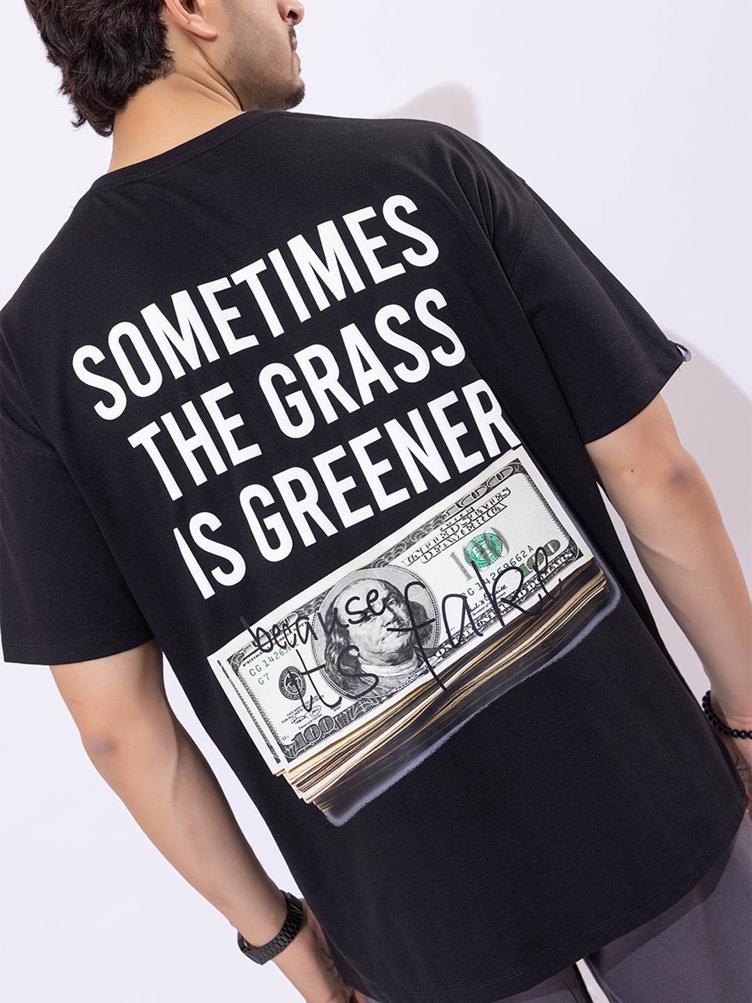 Materialism - Unisex Oversized Graphic Tee - ZEALTH.SHOP