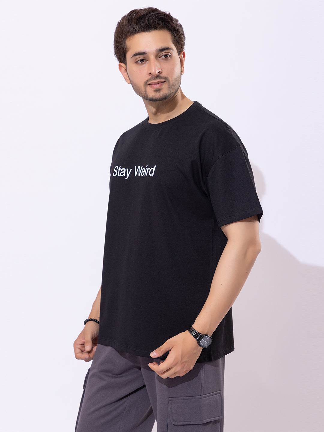 Stay Weird - Unisex Oversized Graphic Tee - ZEALTH.SHOP