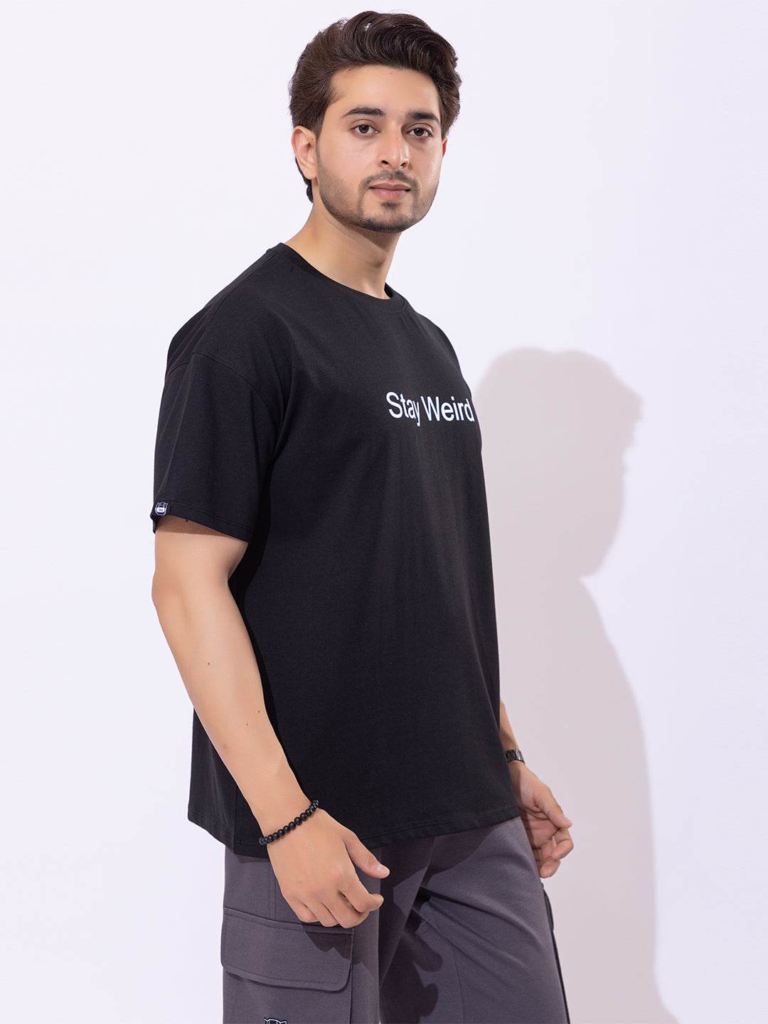 Stay Weird - Unisex Oversized Graphic Tee - ZEALTH.SHOP