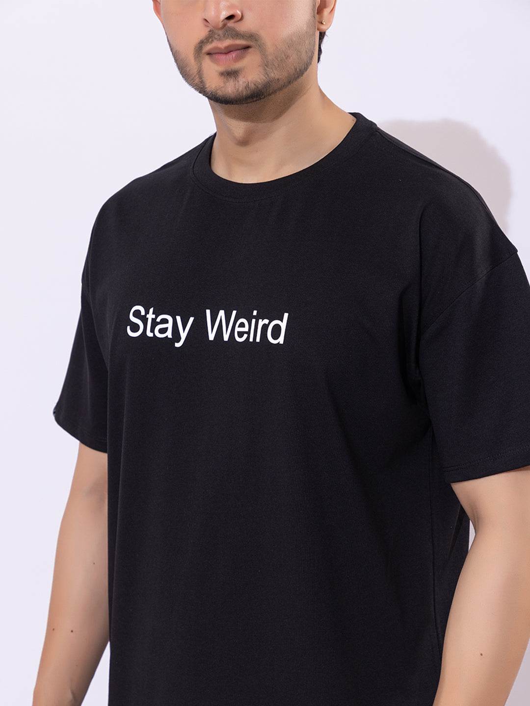 Stay Weird - Unisex Oversized Graphic Tee - ZEALTH.SHOP