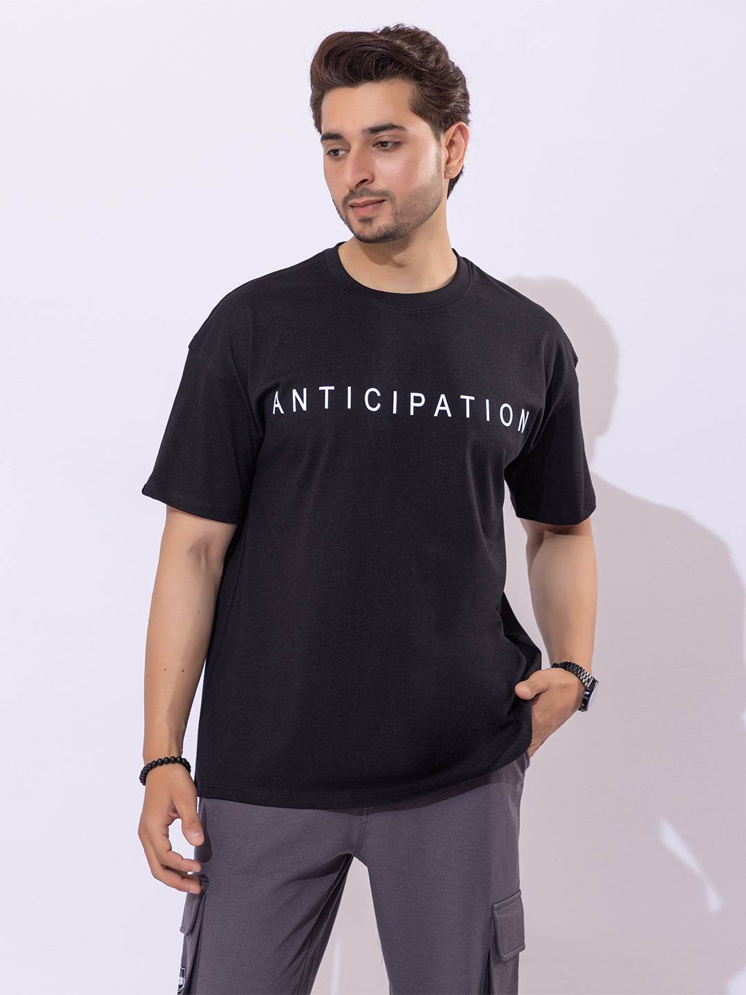 Anticipation - Unisex Oversized Graphic Tee - ZEALTH.SHOP