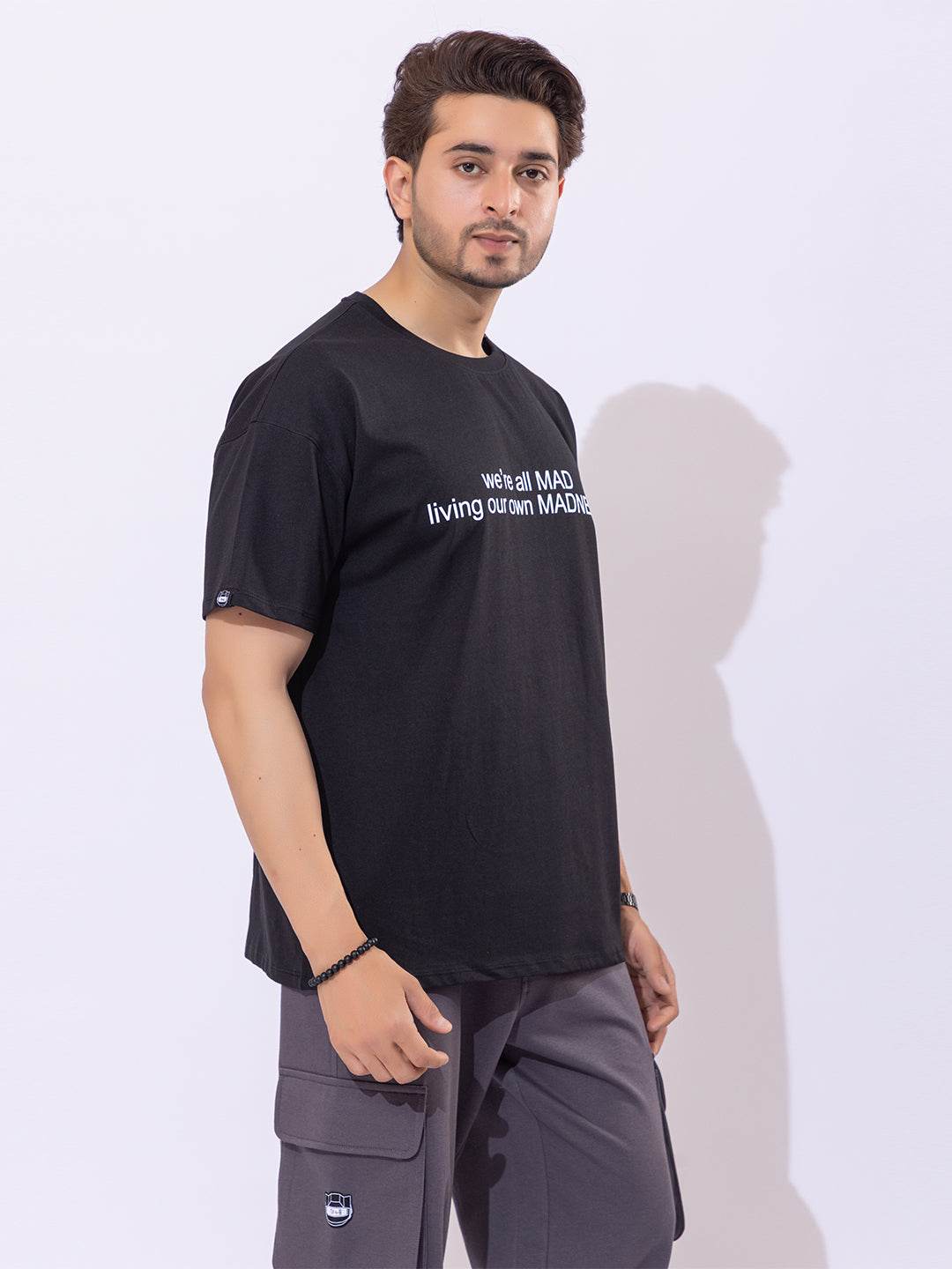 We're All Mad Living Our Own Madness - Unisex Oversized Graphic Tee - ZEALTH.SHOP