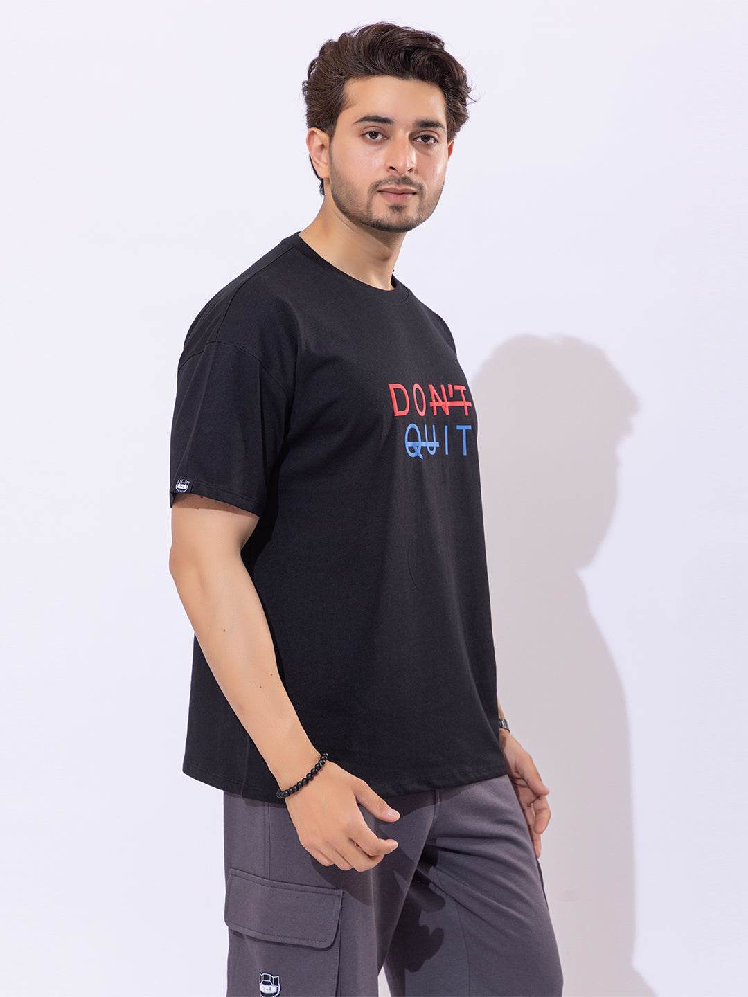 Don't Quit - Unisex Oversized Graphic Tee - ZEALTH.SHOP