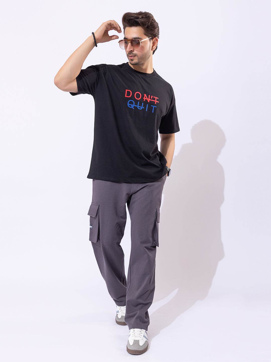 Don't Quit - Unisex Oversized Graphic Tee - ZEALTH.SHOP
