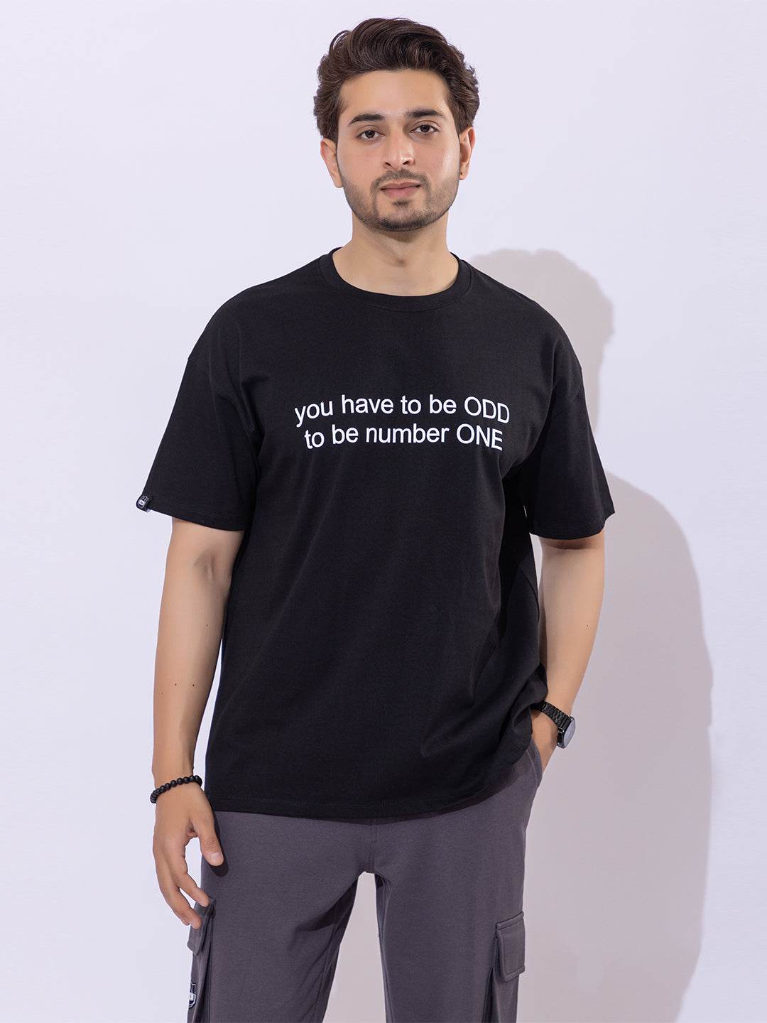 You Have To Be ODD To Be Number ONE - Unisex Oversized Graphic Tee - ZEALTH.SHOP