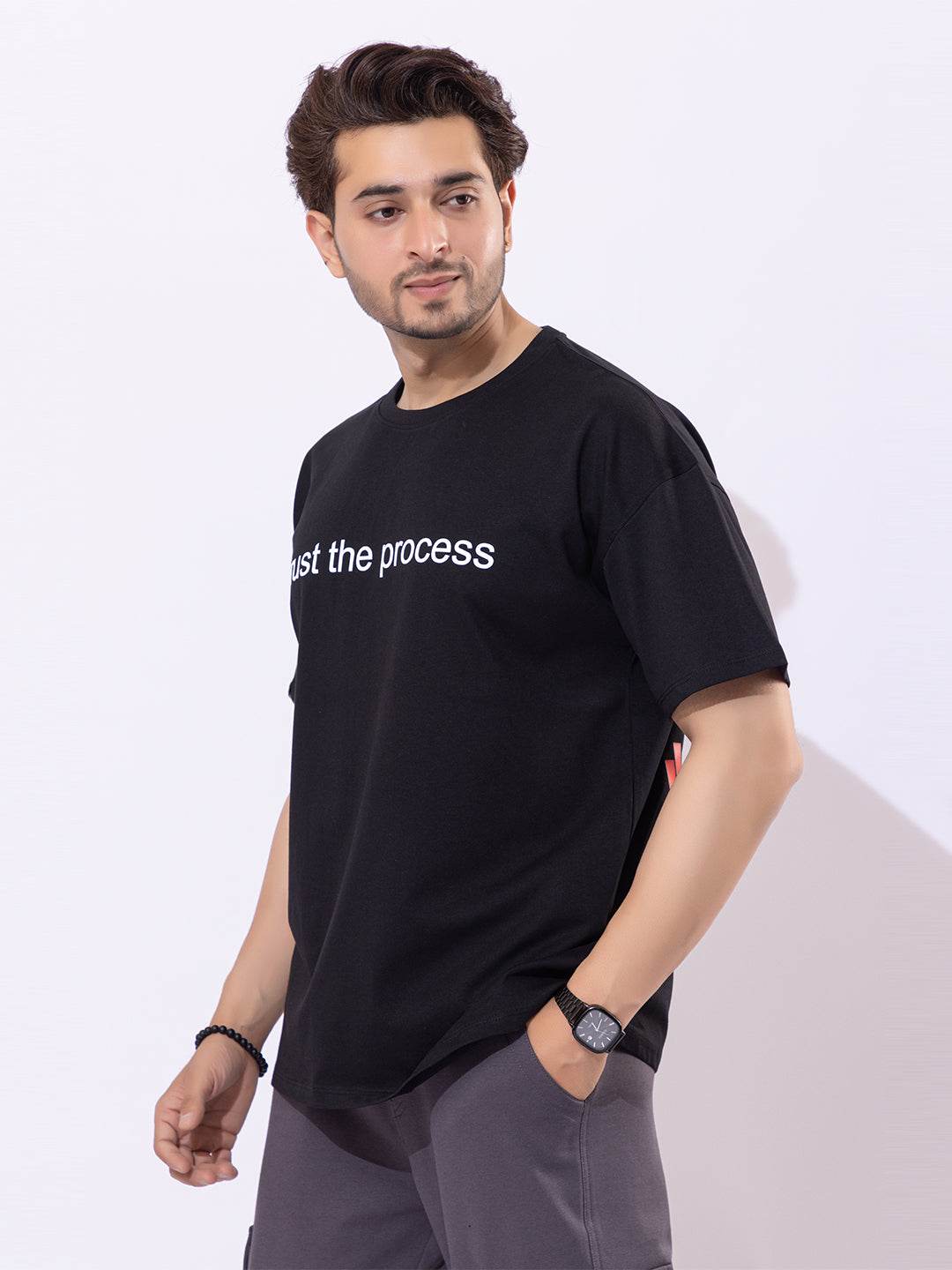 Trust The Process - Unisex Oversized Graphic Tee - ZEALTH.SHOP