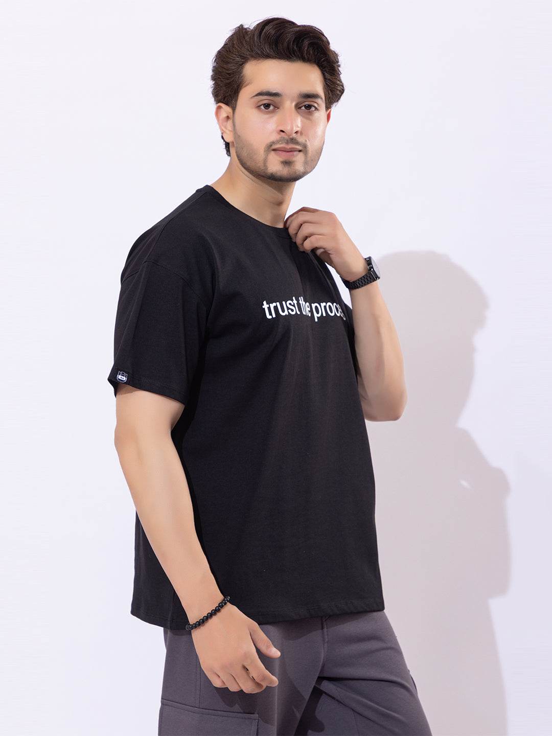 Trust The Process - Unisex Oversized Graphic Tee - ZEALTH.SHOP