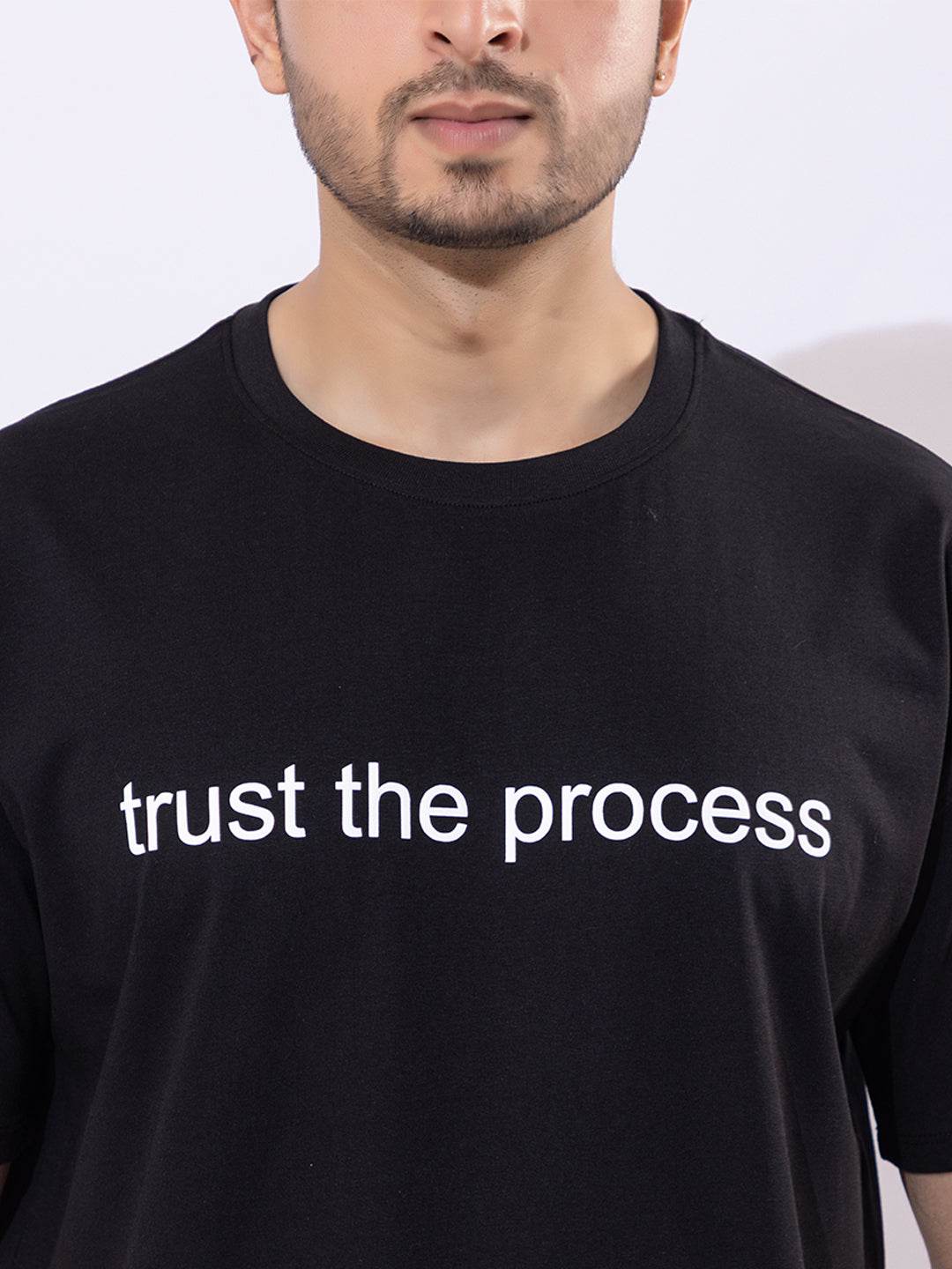 Trust The Process - Unisex Oversized Graphic Tee - ZEALTH.SHOP