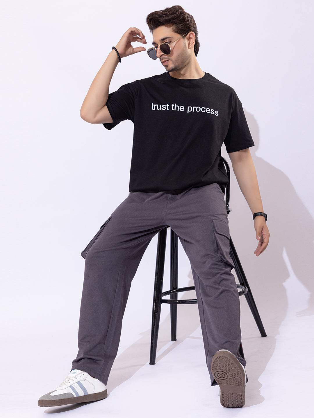 Trust The Process - Unisex Oversized Graphic Tee - ZEALTH.SHOP