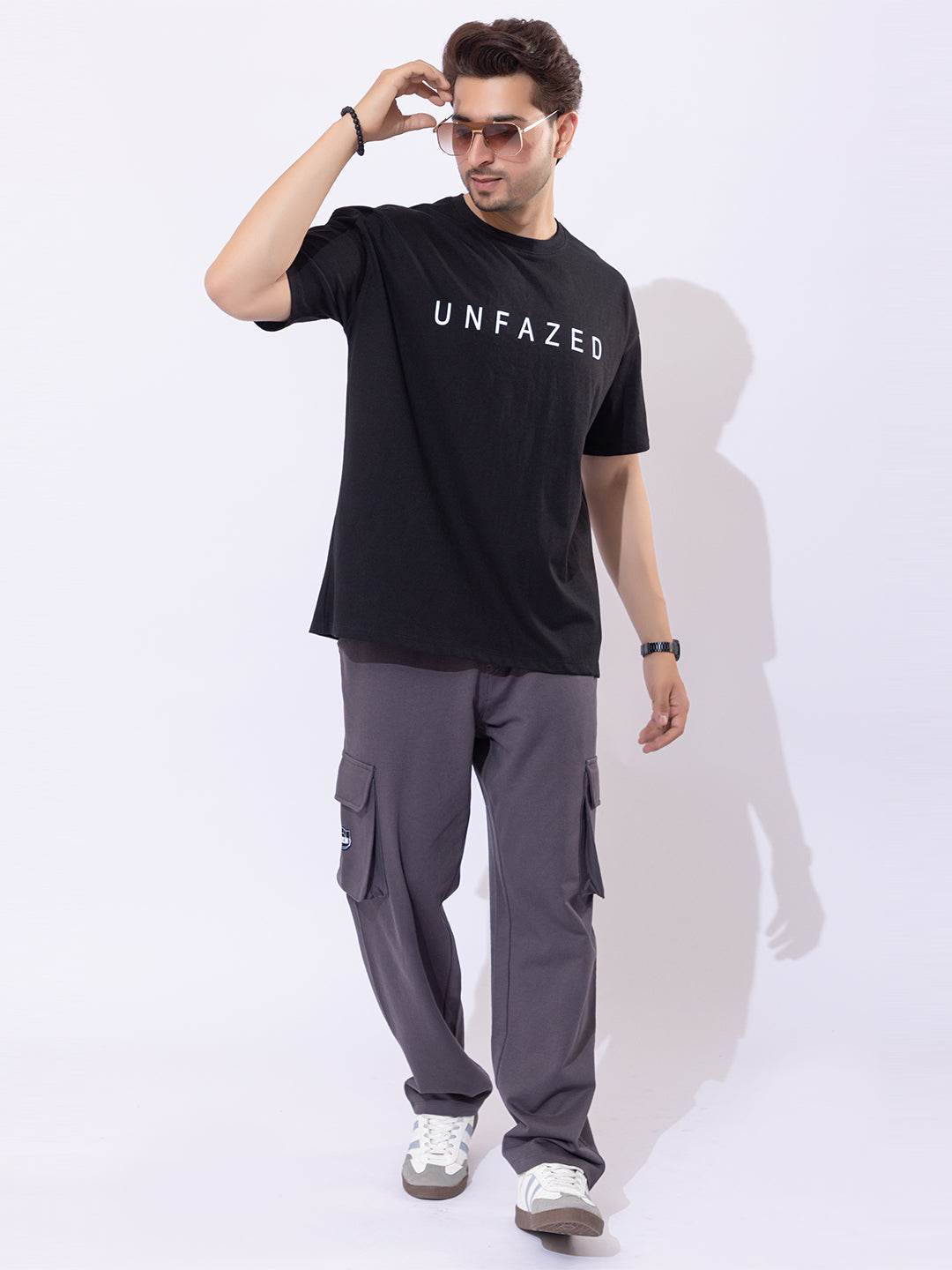 Unfazed - Unisex Oversized Graphic Tee - ZEALTH.SHOP