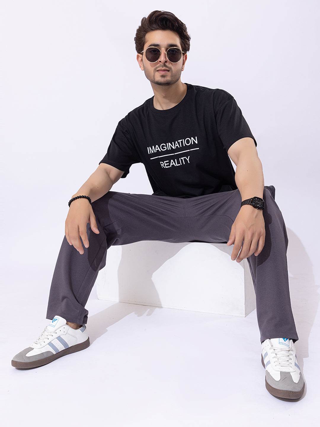 Imagination Reality - Unisex Oversized Graphic Tee - ZEALTH.SHOP
