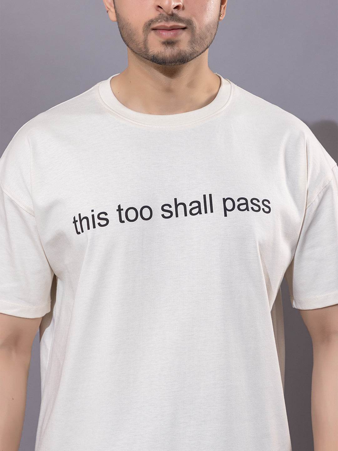 This Too Shall Pass - Unisex Oversized Graphic Tee - ZEALTH.SHOP
