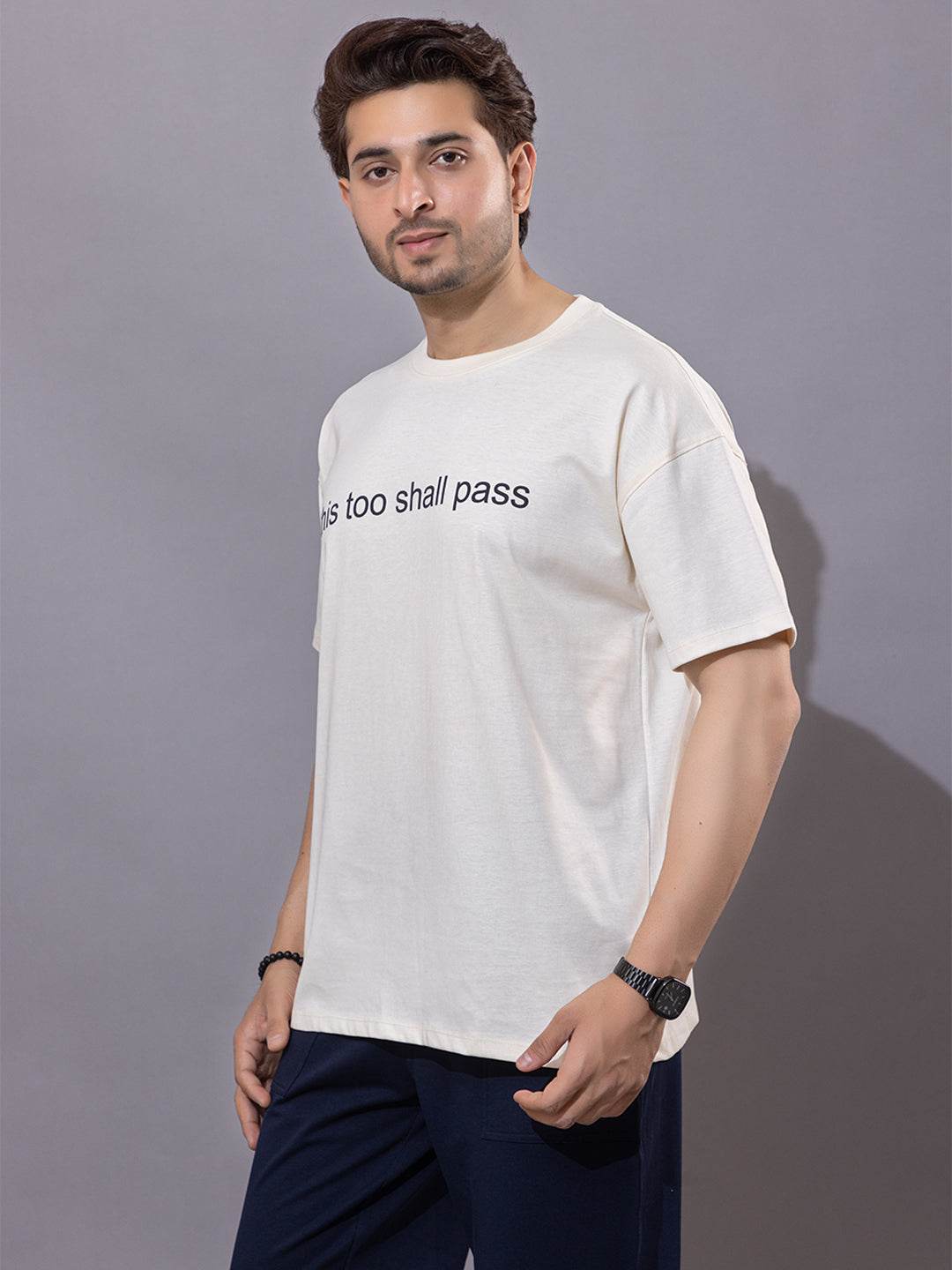 This Too Shall Pass - Unisex Oversized Graphic Tee - ZEALTH.SHOP