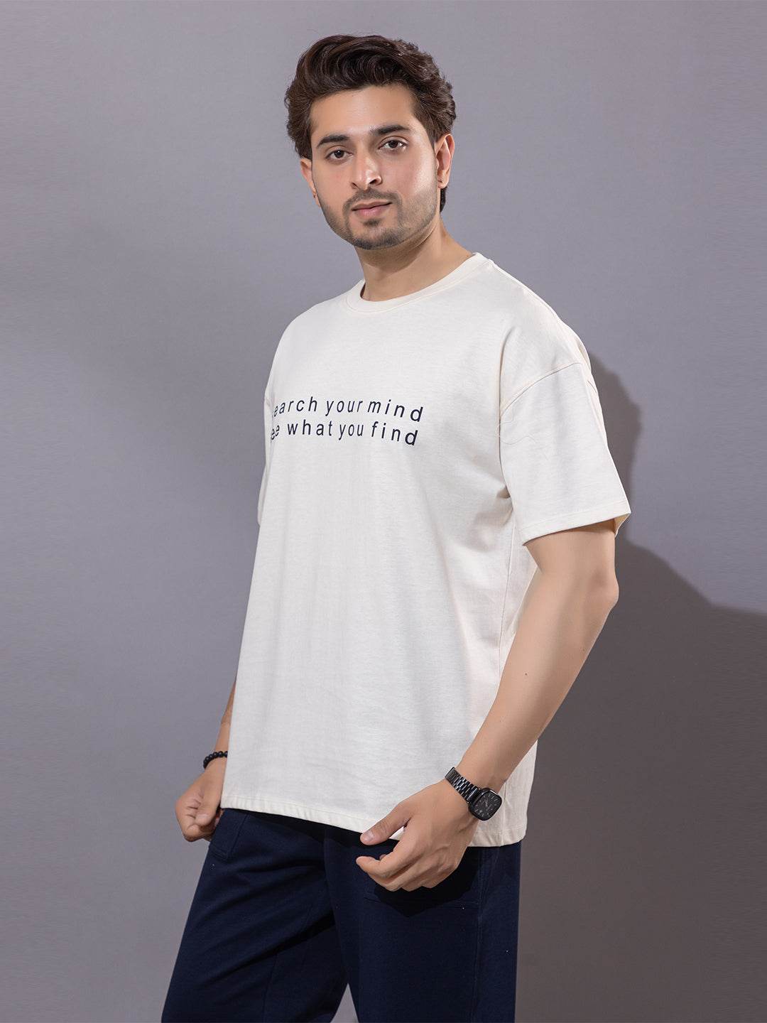 Search Your Mind See What You Find - Unisex Oversized Graphic Tee - ZEALTH.SHOP
