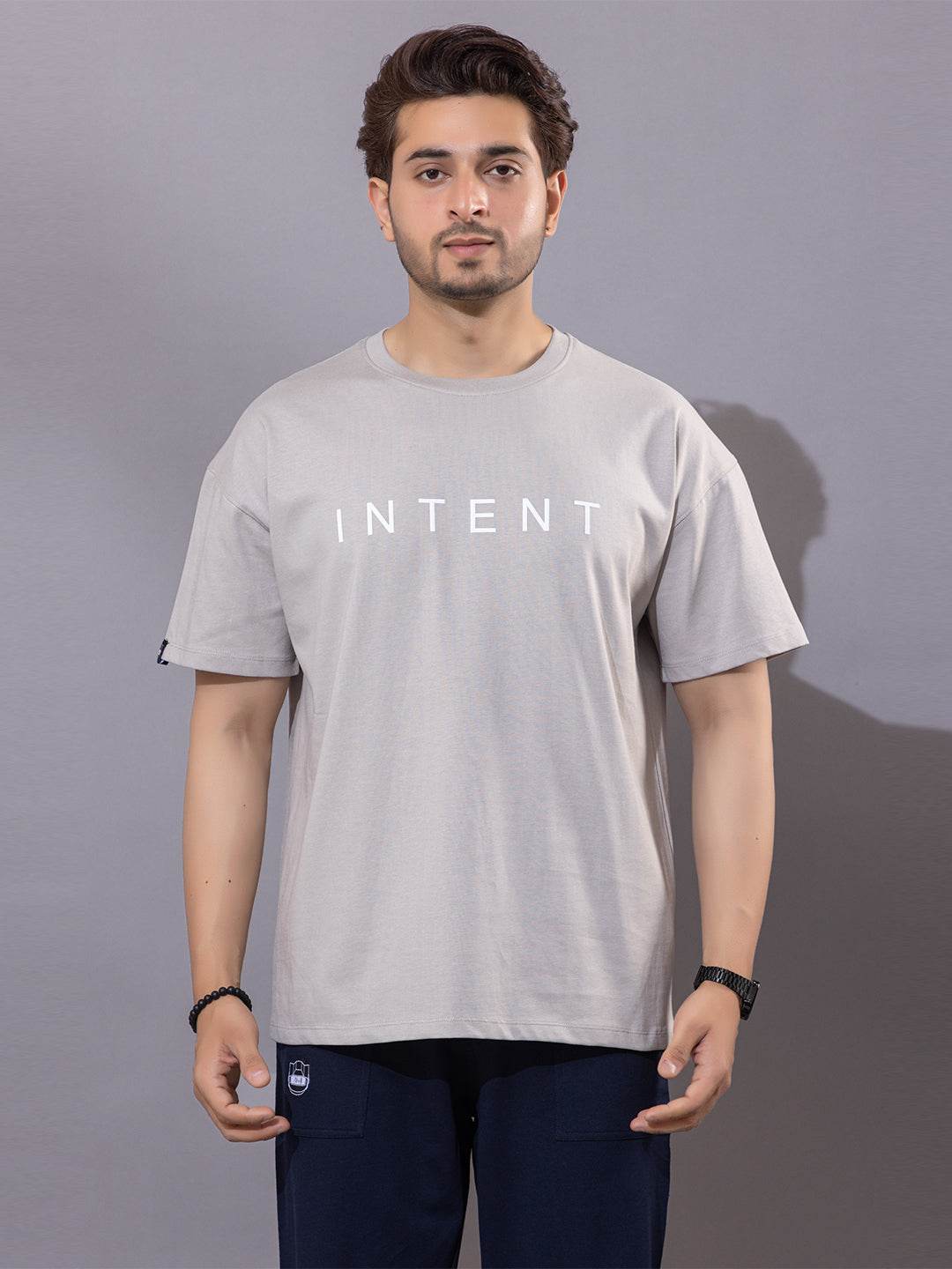 Intent - Unisex Oversized Graphic Tee - ZEALTH.SHOP