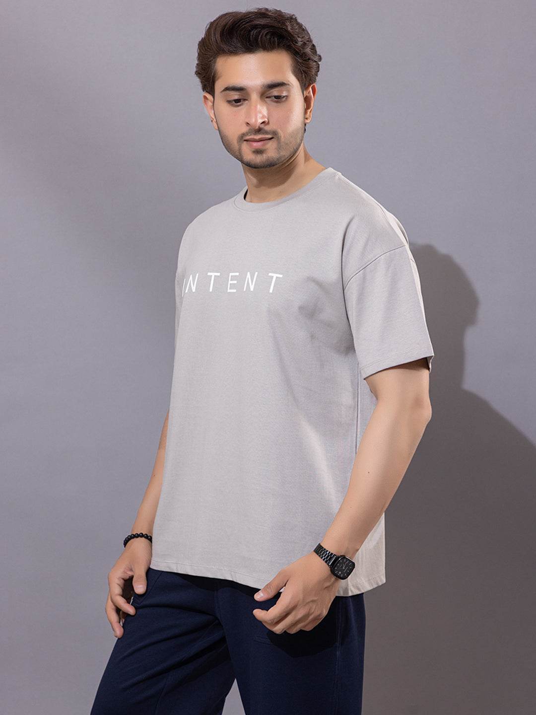 Intent - Unisex Oversized Graphic Tee - ZEALTH.SHOP
