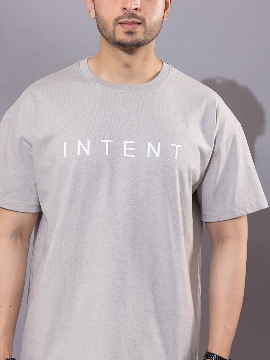 Intent - Unisex Oversized Graphic Tee - ZEALTH.SHOP