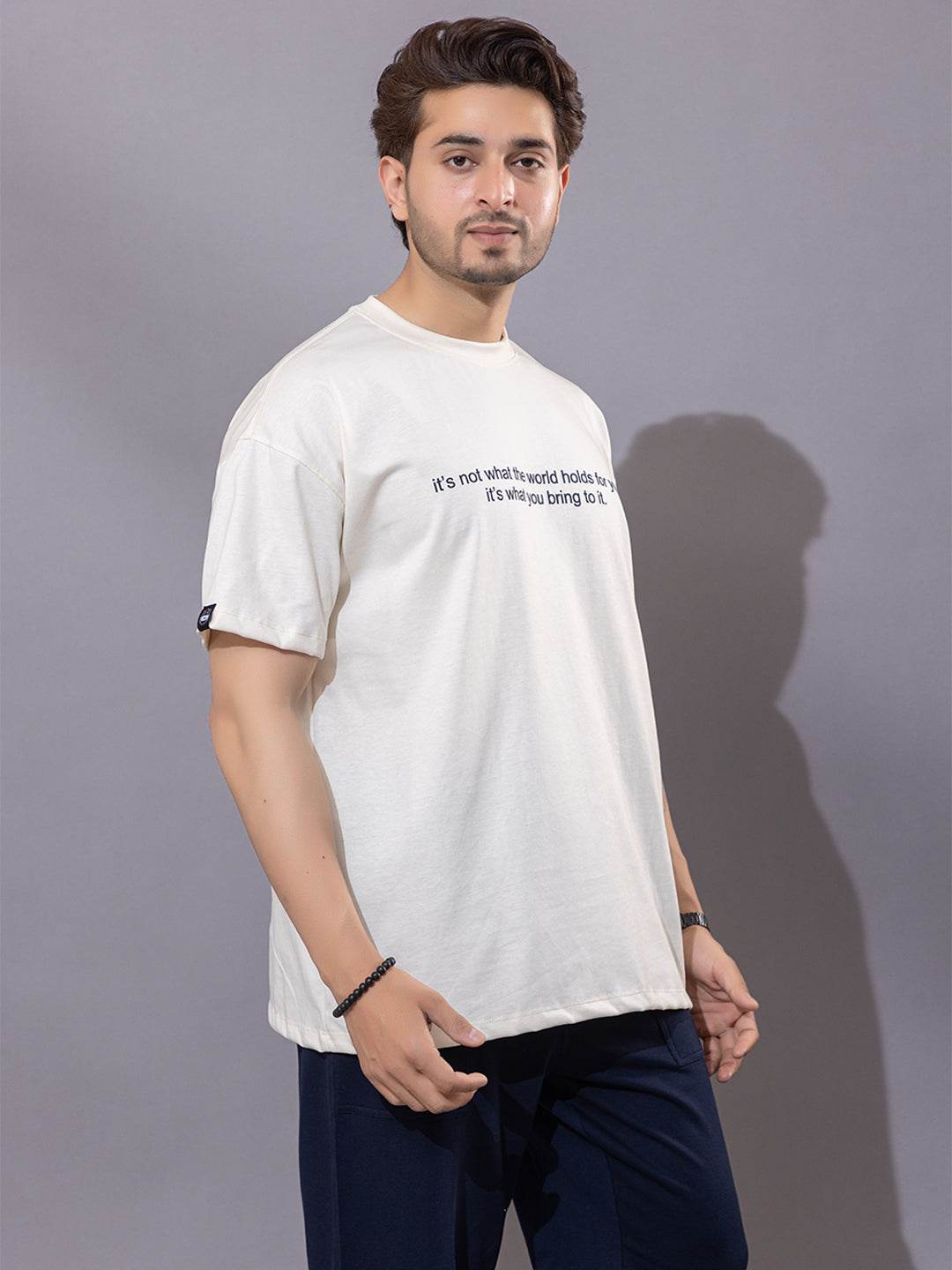 It's Not What The World Holds For You - Unisex Oversized Graphic Tee - ZEALTH.SHOP