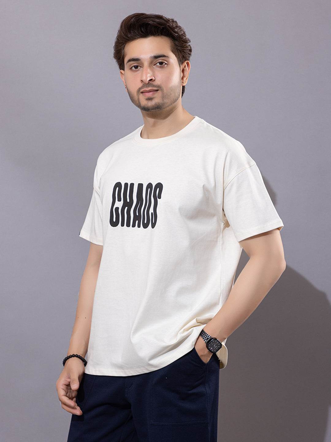 Chaos - Unisex Oversized Graphic Tee - ZEALTH.SHOP