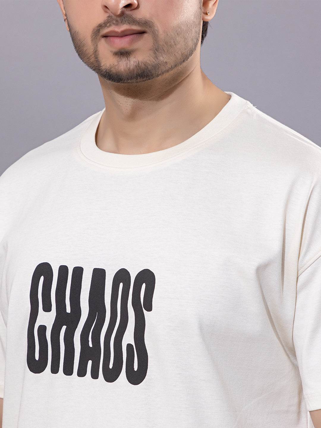 Chaos - Unisex Oversized Graphic Tee - ZEALTH.SHOP