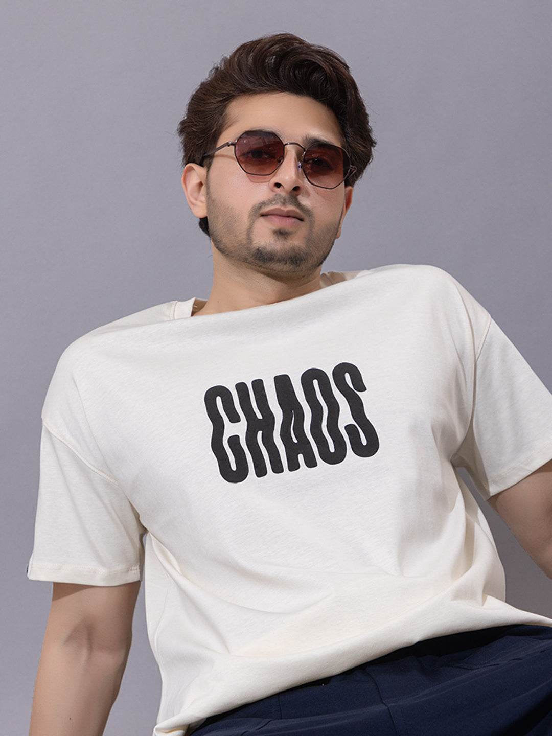 Chaos - Unisex Oversized Graphic Tee - ZEALTH.SHOP