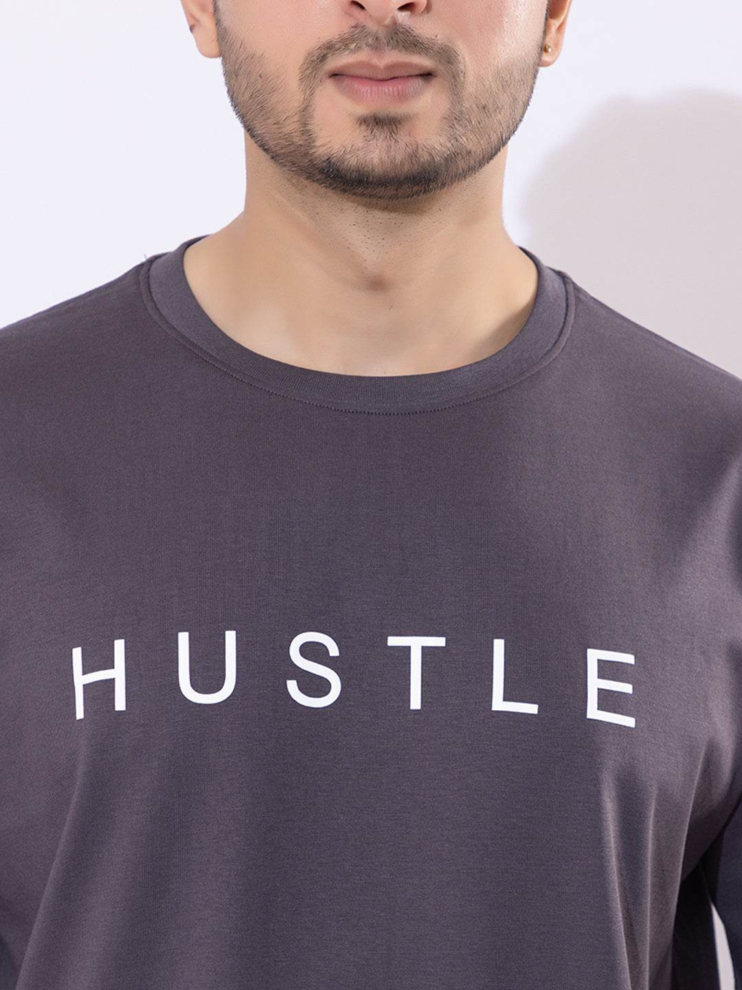 Hustle - Unisex Oversized Graphic Tee - ZEALTH.SHOP