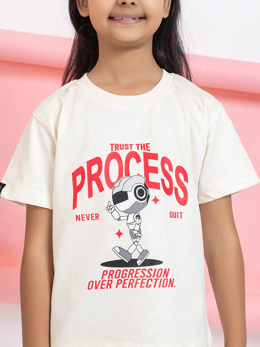 Trust The Process Girls T-Shirt Graphic - ZEALTH.SHOP