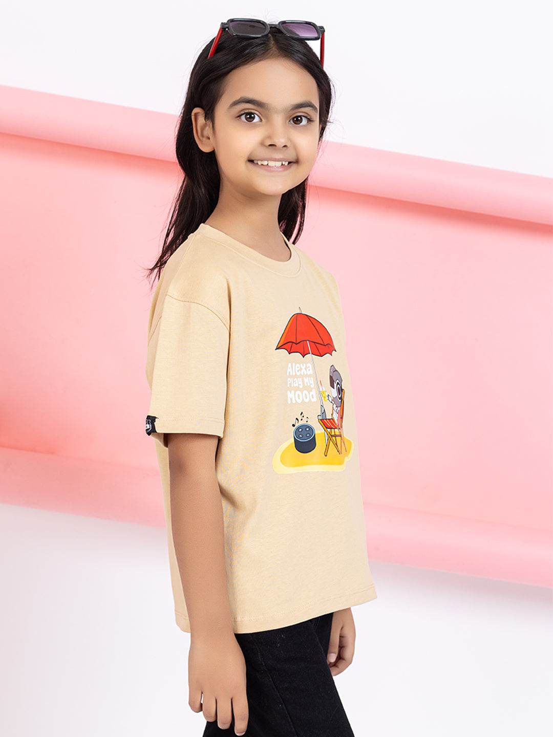 Alexa, Play My Mood Girls T-Shirt Graphic - ZEALTH.SHOP