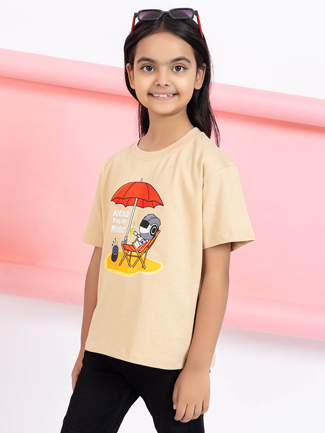 Alexa, Play My Mood Girls T-Shirt Graphic - ZEALTH.SHOP