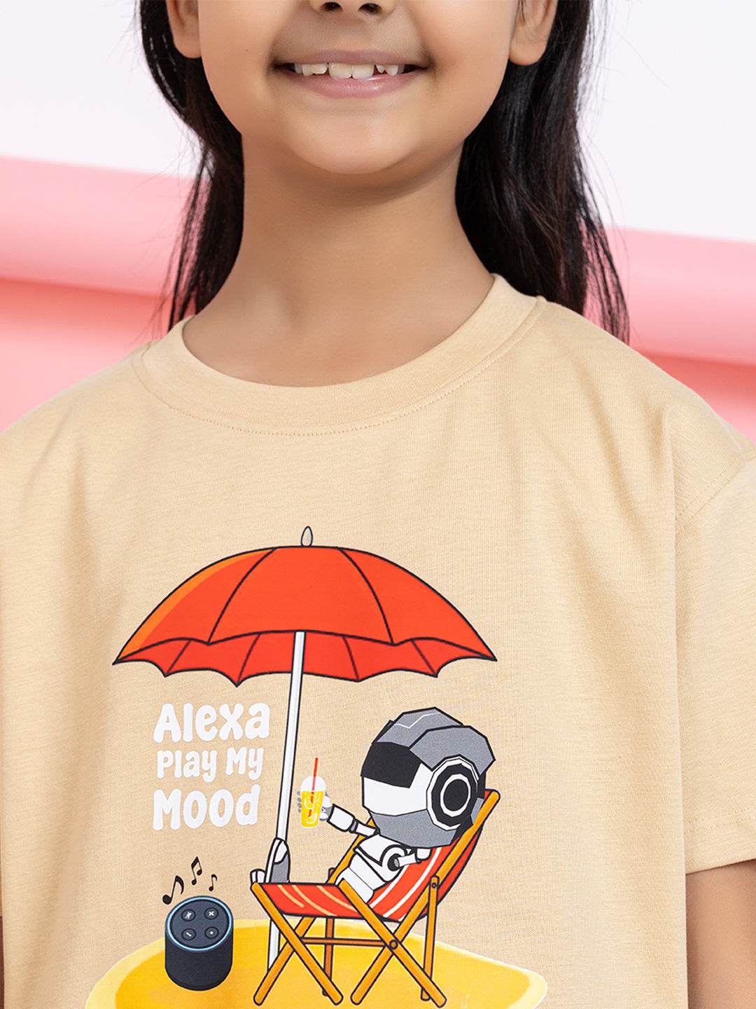 Alexa, Play My Mood Girls T-Shirt Graphic - ZEALTH.SHOP