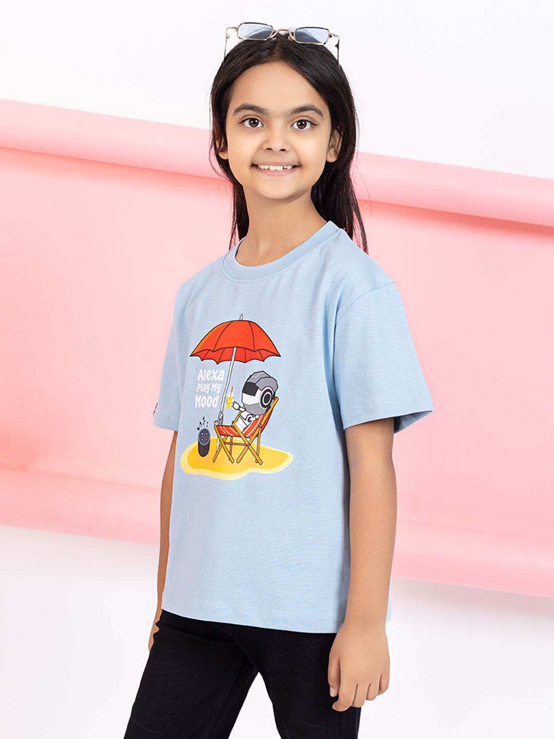 Alexa, Play My Mood Girls T-Shirt Graphic - ZEALTH.SHOP