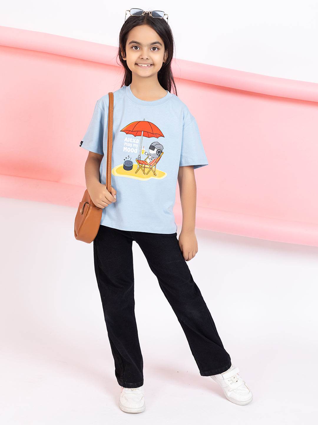 Alexa, Play My Mood Girls T-Shirt Graphic - ZEALTH.SHOP